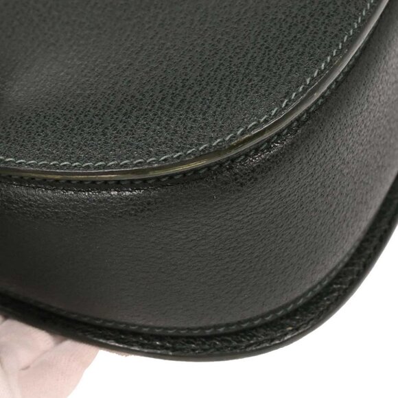 Gucci Dark Green Pigskin Bamboo 2way Handbag - Picture 4 of 10